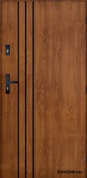 Außentür PANTOR HURON Rechts 80 Golden Oak Thick 72mm Warm