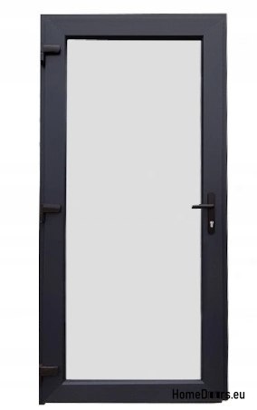 PVC BÜRO-LADENTÜREN 100/200 ANTHRAZIT/WEISS VERGLAST PVC BÜRO-LADENTÜREN 100/200 ANTHRAZIT/WEISS VERGLAST