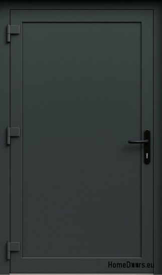 PVC TECHNISCHE AUSSENTÜREN FÜR HAUSHALTE 100X205 cm ANTHRAZIT LINKS PVC TECHNISCHE AUSSENTÜREN FÜR HAUSHALTE 100X205 cm ANTHRAZIT LINKS