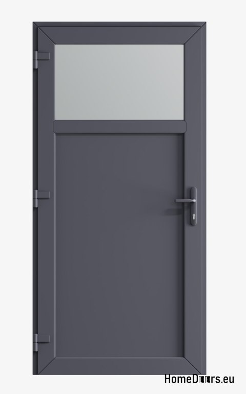 DRZWI ZEWNĘTRZNE TECHNICZNE GOSPODARCZE PCV 100X205 cm ANTRACYT LEWE DRZWI ZEWNĘTRZNE TECHNICZNE GOSPODARCZE PCV 100X205 cm ANTRACYT LEWE