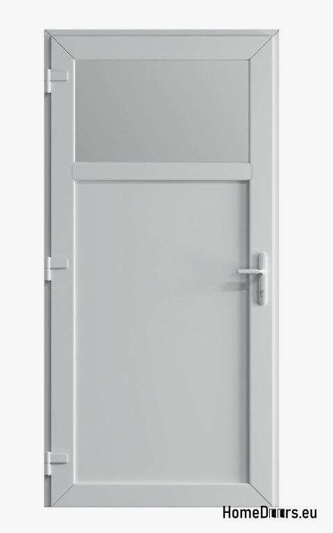 PVC TECHNISCHE HAUSTÜR FÜR DEN AUSSENBEREICH 100X205 cm WEISS LINKS PVC TECHNISCHE HAUSTÜR FÜR DEN AUSSENBEREICH 100X205 cm WEISS LINKS