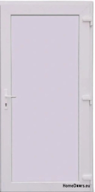 PVC TECHNISCHE HAUSTÜR FÜR DEN AUSSENBEREICH 100X205 cm WEISS RECHTS PVC TECHNISCHE HAUSTÜR FÜR DEN AUSSENBEREICH 100X205 cm WEISS RECHTS