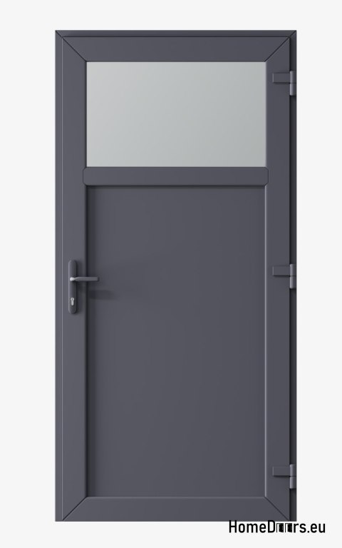 PVC TECHNISCHE AUSSENTÜREN FÜR HAUSHALTE 90X205 cm ANTHRAZIT RECHTS PVC TECHNISCHE AUSSENTÜREN FÜR HAUSHALTE 90X205 cm ANTHRAZIT RECHTS