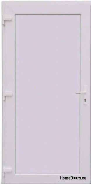 PVC TECHNISCHE HAUSTÜR FÜR DEN AUSSENBEREICH 90X205 cm WEISS LINKS PVC TECHNISCHE HAUSTÜR FÜR DEN AUSSENBEREICH 90X205 cm WEISS LINKS