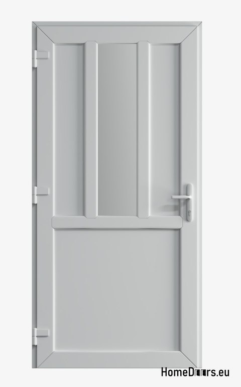 PVC TECHNISCHE HAUSTÜR FÜR DEN AUSSENBEREICH 90X205 cm WEISS LINKS PVC TECHNISCHE HAUSTÜR FÜR DEN AUSSENBEREICH 90X205 cm WEISS LINKS