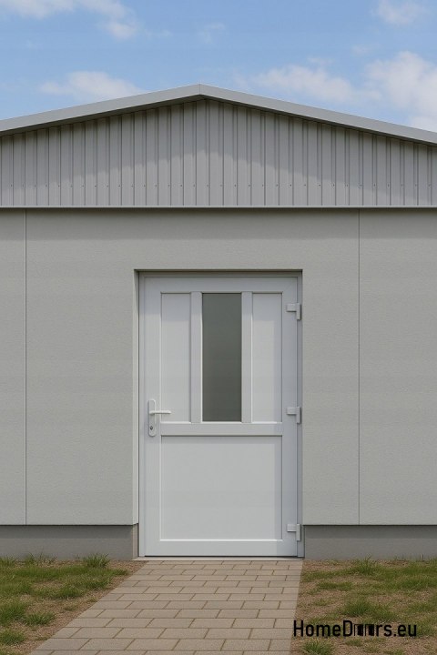 PVC TECHNISCHE HAUSTÜREN FÜR DEN AUSSENBEREICH 90X205 cm WEISS RECHTS PVC TECHNISCHE HAUSTÜREN FÜR DEN AUSSENBEREICH 90X205 cm WEISS RECHTS