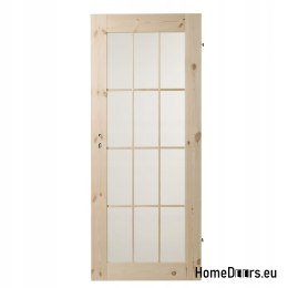 Innentüren aus Kiefer Lamin Glas Kiefer geknotet 80