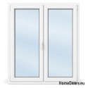 Balkontür Fenster 3-Scheiben-Paket - 48 mm 1465 x 2095 mm Weiß