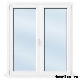 Fenster Dreh-Kipp-Fenster nach Maß zweiflügeliges Fenster weiß