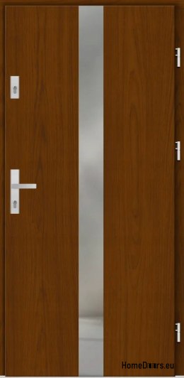 Drzwi zewnętrzne drewniane płytowe Malakka 80,85,90,95,100 Kolory 75mm