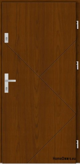Drzwi zewnętrzne drewniane płytowe Merida 80,85,90,95,100 Kolory 75mm