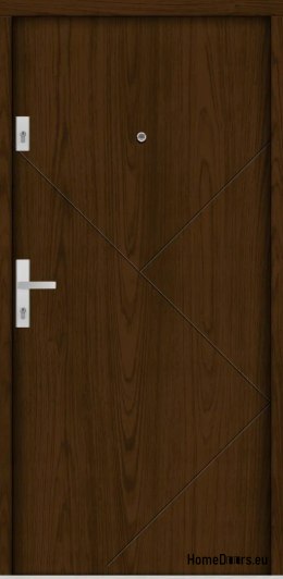 Drzwi zewnętrzne drewniane płytowe Nikea 75,80,85,90 Kolory 68mm