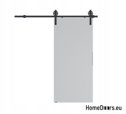 Schiebetür 70 wandmontierte ALFA LOFT A 04 Grau 74 + Schiebesystem