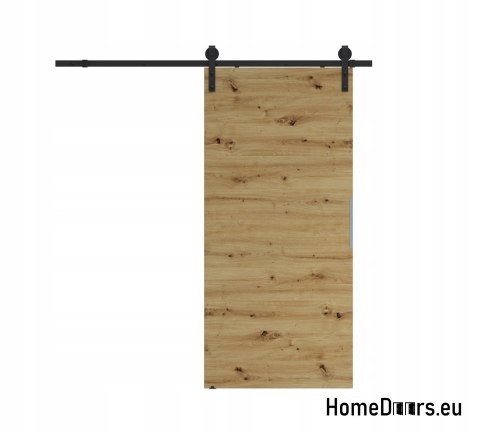 Schiebetür 70 wandmontiertes ALFA LOFT P 01 Oak Artisan 74+schiebesystem