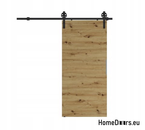 Schiebetür 80 wandmontierte ALFA LOFT Ein 04 Oak Artisan 85+schiebesystem