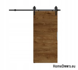 Schiebetür 80 wandmontierte ALFA LOFT A 04 Lefkas Oak 85+Schiebesystem