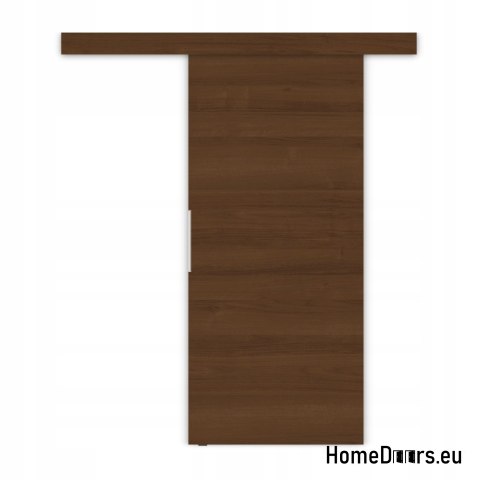 Schiebetür 70 wandmontiertes ALFA-weißes 74 + Schiebesystem