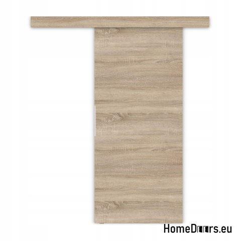 Schiebetür 70 wandmontiertes ALFA-weißes 74 + Schiebesystem