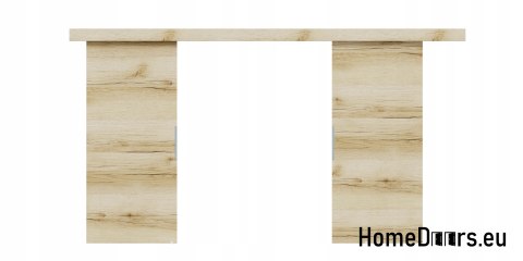 Drzwi przesuwne 120 naścienne ALFA LOFT 02 Dąb Grand 60 + system przesuwny