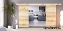 Drzwi przesuwne 148 naścienne ALFA LOFT 02 Dąb Grand 74 + system przesuwny