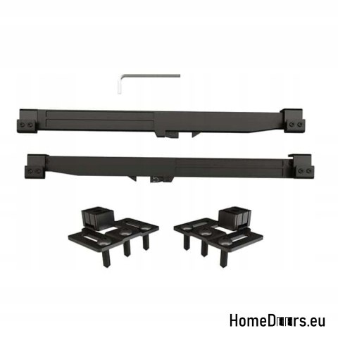 Innenschiebetür Baku 3,5 cm dick 90 Loft Eiche + System