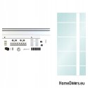 Glasschiebetür mit Führung 80 Satz 5S-85