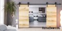 Drzwi przesuwne 130 naścienne ALFA LOFT 04 Dąb Grand 65 + system przesuwny