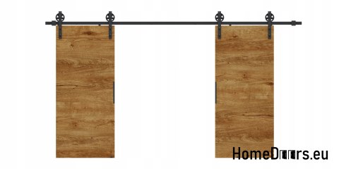 Drzwi przesuwne 130 naścienne ALFA LOFT 04 Lefkas 65 + system przesuwny