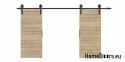 Drzwi przesuwne 148 naścienne ALFA LOFT 04 Dąb Tajga 74 + system przesuwny