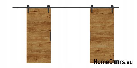 Drzwi przesuwne 140 naścienne ALFA LOFT 01 Lefkas 70 + system przesuwny