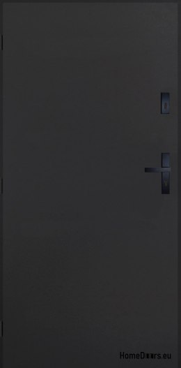 Drzwi Zewnętrzne PANTOR PRAGA RC2 Lewe 90 Antracyt Grube 72mm Ciepłe