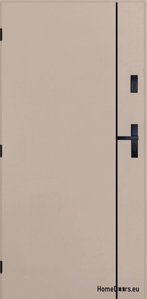 Drzwi Zewnętrzne PANTOR WILANÓW RC2 Lewe 90 Kaszmir Grube 72mm Ciepłe