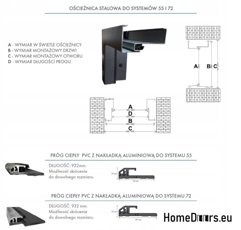 Drzwi Zewnętrzne PANTOR HERKULES 01 Prawe 90 Antracyt Grube 72mm Ciepłe