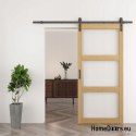 Miami-Innentür für den Innenbereich, 3,5 cm stark, 90 Loft, Eiche, komplett mit System