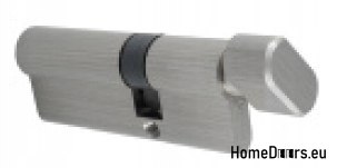 Profilzylinder für Türen mit Knauf, vernickelt, 35/60 mm