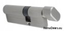 Profilzylinder mit Zylinderknauf für Türen, Nickel, G50/50 mm