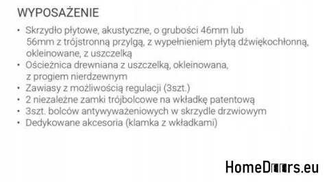 AKUSTISCHE INNENTÜREN ACUSTICO B AKUSTISCHE INNENTÜREN ACUSTICO B
