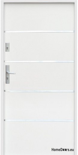 AUßENTÜR OPUS FLAT A25 80/90 anthrazit weiß