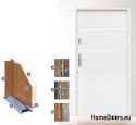 AUßENTÜR OPUS FLAT A25 80/90 anthrazit weiß