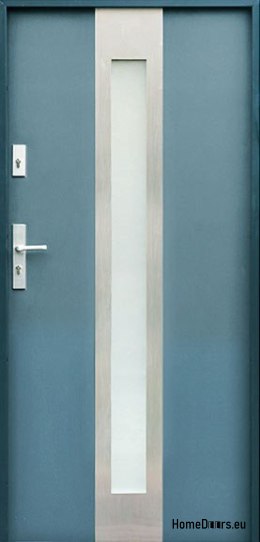 AUßENTÜREN ANTHRAZIT WEISS W11 80/90