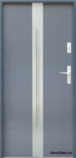 ANTHRAZIT AUßENTÜR WEIß W18 80/90